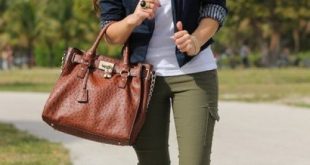 Women's Military Style Khaki Pants | How to wear white jeans, How .