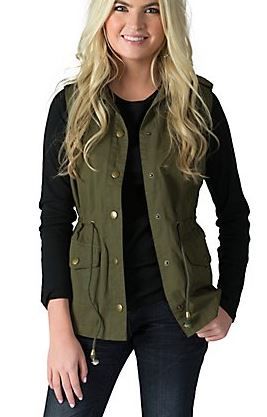 I need everything in olive green | Green shirt outfits, Vest .