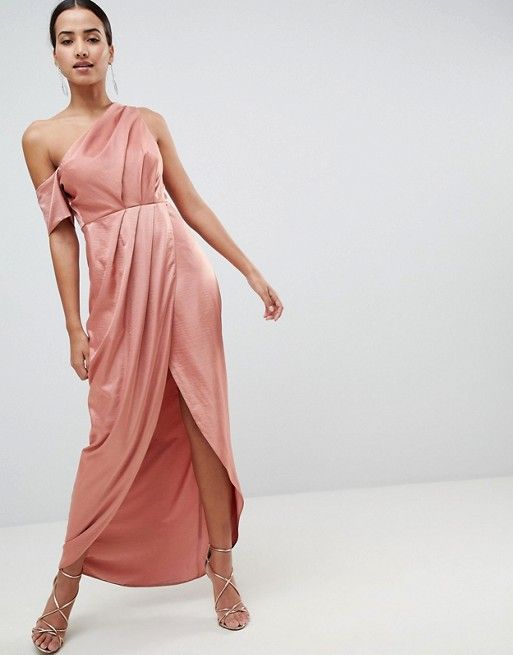 How to Wear One Shoulder Maxi Dress: Outfit Ideas - FMag.c