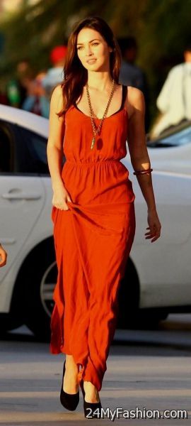 Orange Maxi Dresses 2018 – Fashion dress