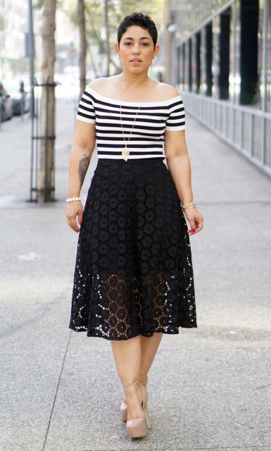 20 Elegant Lace Skirt Ideas For This Season - Styleohol