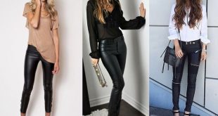 Leather Pants Outfit Ideas: 27 Ways to Wear & Best Looks | Fashion .