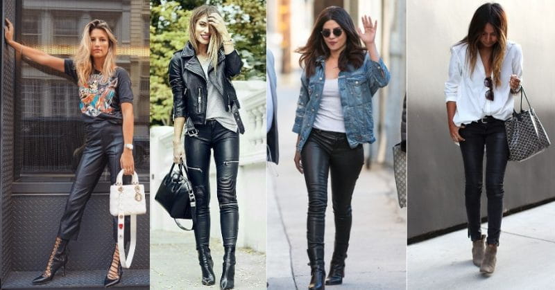 10 Ways Of Styling Leather Pants This Party Season | Fashion Ide