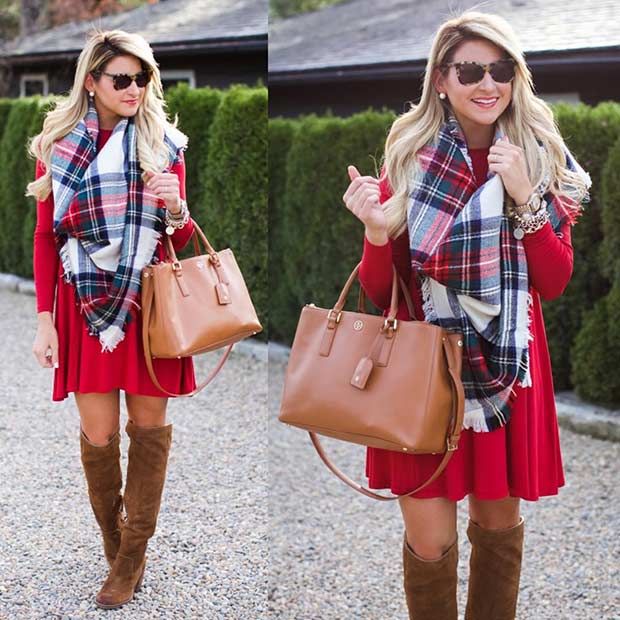 59 Cute Christmas Outfit Ideas | Cute christmas outfits, Red .