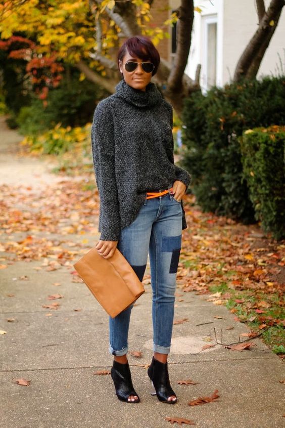 21 Ways to Follow the Patchwork Jeans Trend | Jeans trend .