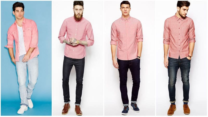 How to Wear a Pink Shirt with Style - The Trend Spott