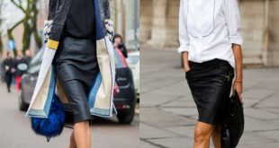 84 Leather Pencil Skirt Outfits That'll Make You Want A Leather .