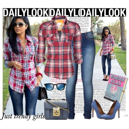 How to style a plaid shirt | | Just Trendy Gir
