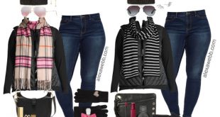 Plus Size Black Vest Outfit Ideas - Alexa We