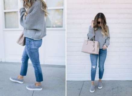 49 Astonishing Women Fall Outfits Ideas With Sneakers To Try Asap .