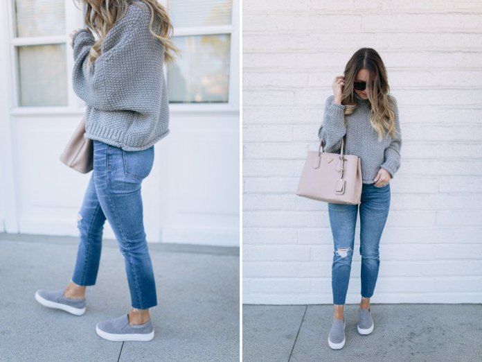 Platform Slip On Sneakers Outfit Ideas
for Women