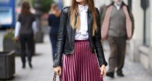 44 Gorgeous Feminine Pleated Midi Skirt Outfits Ideas For Winter .