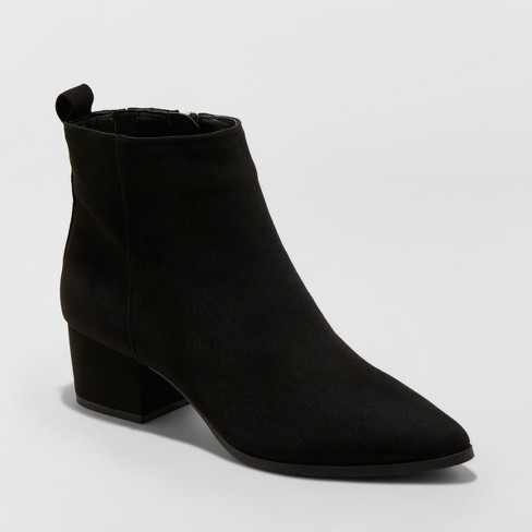 Women's Valerie Microsude City Ankle Fashion Boots - A New Day .