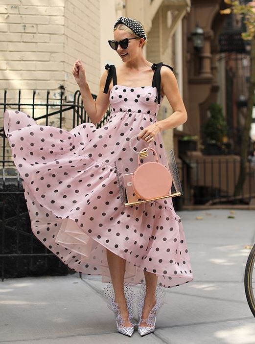 How To Wear Polka Dot Outfi