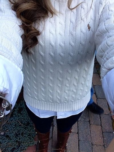 polo sweater | pREP in 2019 | Knit sweater outfit, Fashion, Outfi