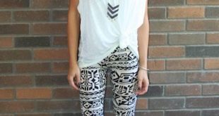 tribal print leggings... simple and cute--- THESE! I almost bought .