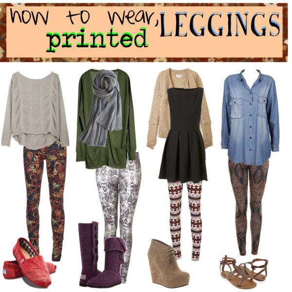 printed leggings are really cute, and in style!!! there are so .