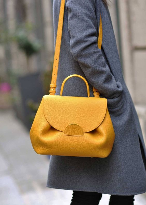 23 bright color handbag outfit ideas | Yellow handbag, Bags, Prada .