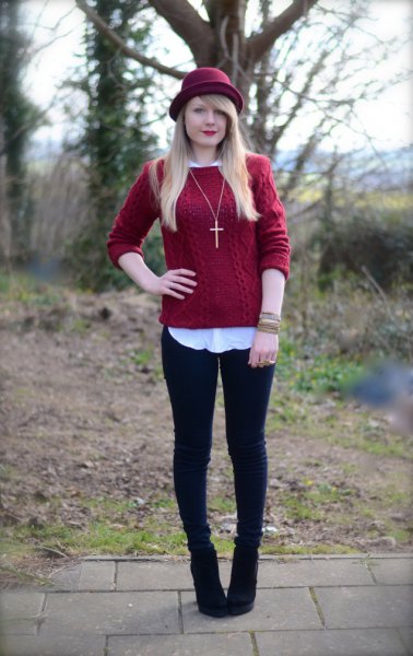 How to Wear Red Jumper: Top 15 Sharp & Smart Outfit Ideas for .