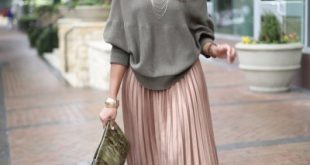 How to Style Rose Gold Skirt: 15 Super Chic Outfit Ideas - FMag.c