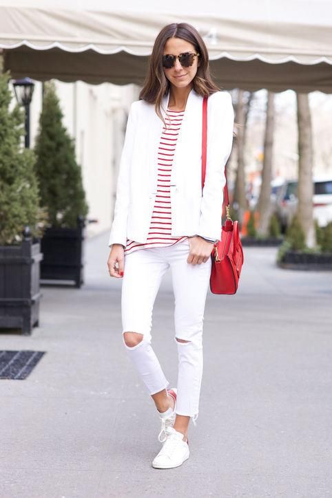 How to Wear Sneakers, Practically Anywhere | Cute spring outfits .