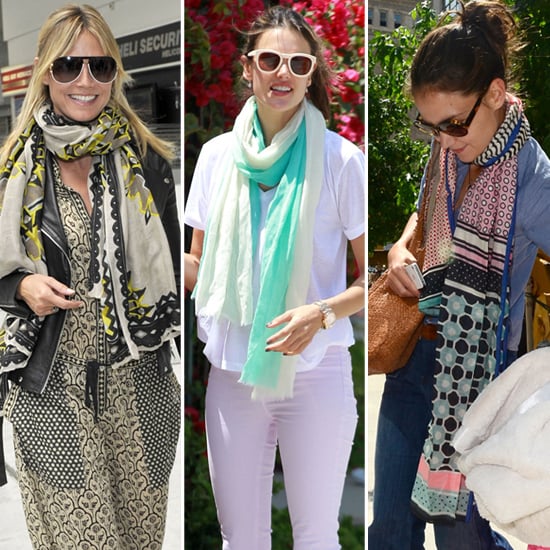How to Wear Scarves in the Summer (Celebrity Pictures) | POPSUGAR .