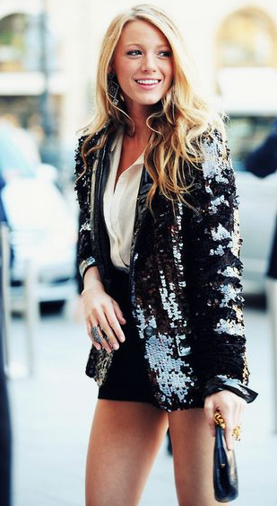 Our favourite Gossip Girl, Blake Lively, looks glamorous in this .