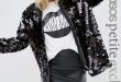 Look I was goin for, with black ankle boots - ASOS Sequin Bomber .