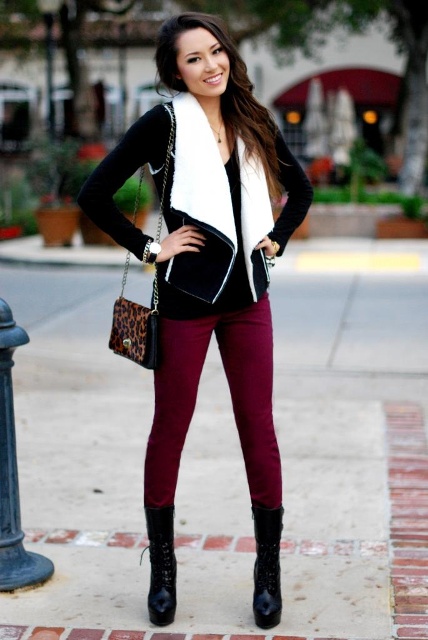 21 Women Outfits With Shearling Vests - Styleohol