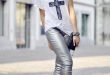 How to Wear Silver Pants: 15 Shiny Outfit Ideas for Women | Silver .