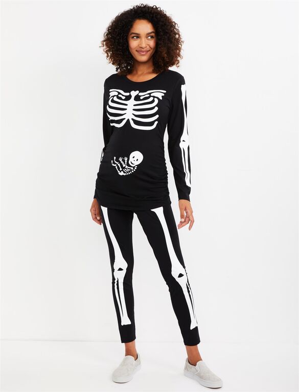 Skeleton Maternity Halloween Costume | Motherhood Materni