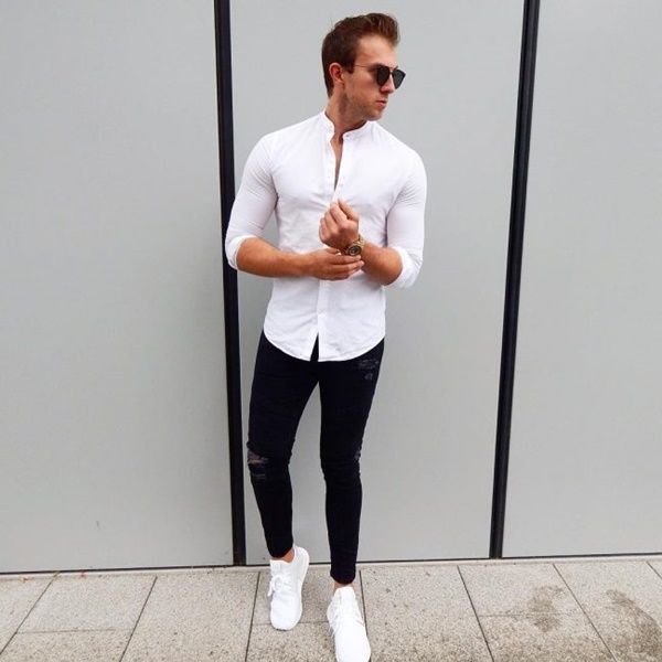 40 Fantastic Slim Fit Shirts Outfit Ideas for this Year | Mens .