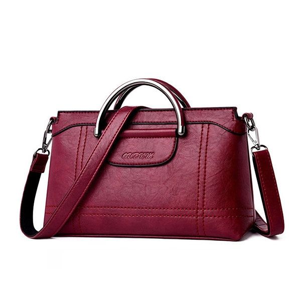 US$ 32.79 - Women Faux Leather Soft Leather Handbag Leisure .
