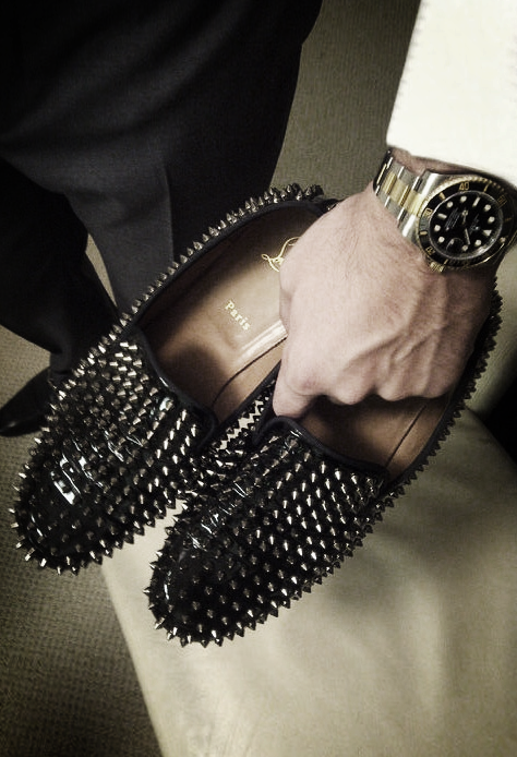 Spiked LV loafers for the brave soul | Me too shoes, Christian .