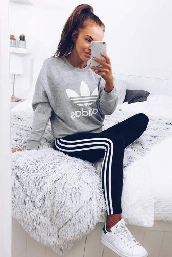 36 Adidas Pants Outfit Ideas: Super Combo Of Comfort And Beauty .