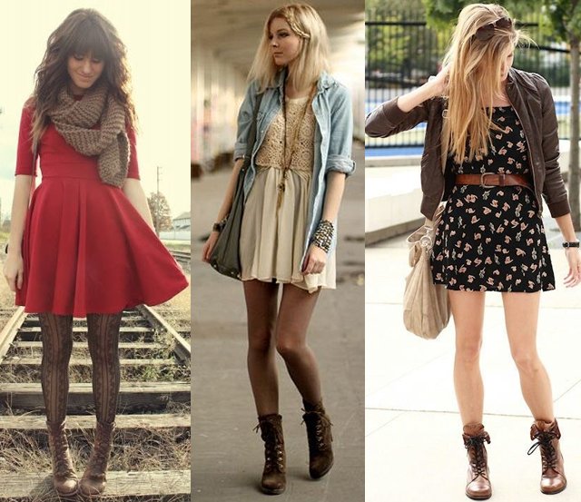 How to Wear Combat Boots? Cute Outfit Ideas in Military Style .