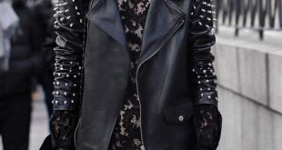 How to Wear Studded Leather Jacket: Top 13 Stylish Outfit Ideas .