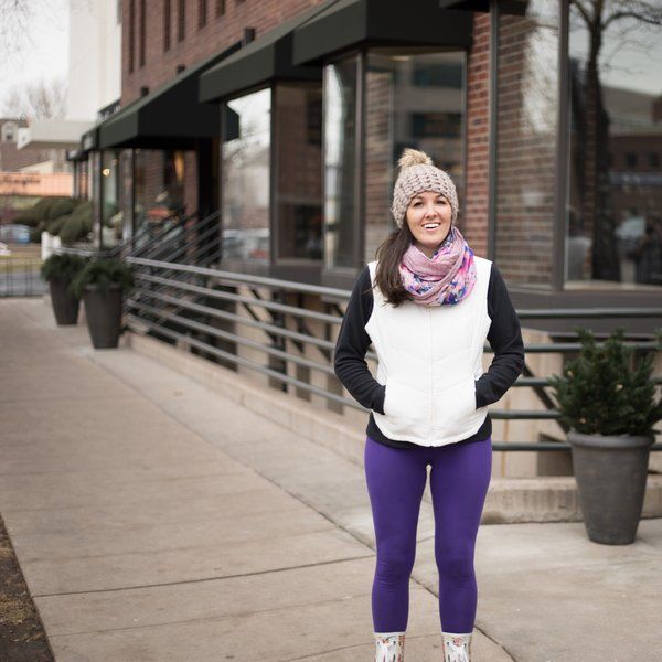 Winter Wear | Purple Leggings | UGG Boots | Street Style | Weekend .