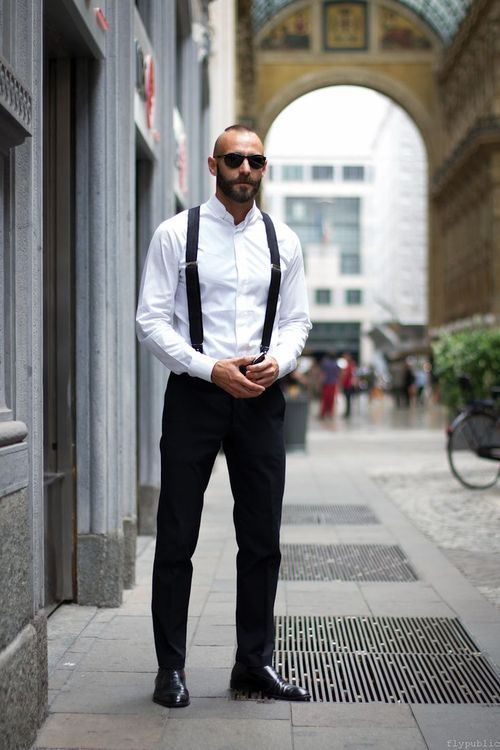 32 Suspenders Ideas for Men's Fashion | Suspenders fashion, Well .