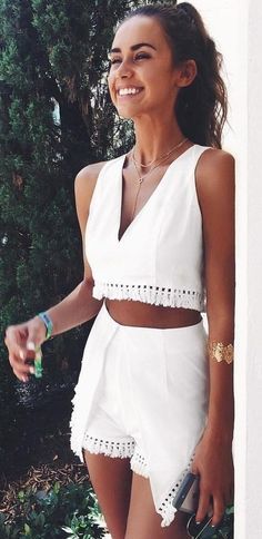40 Flawless Summer Outfit Ideas For Warm Weather | Cute summer .