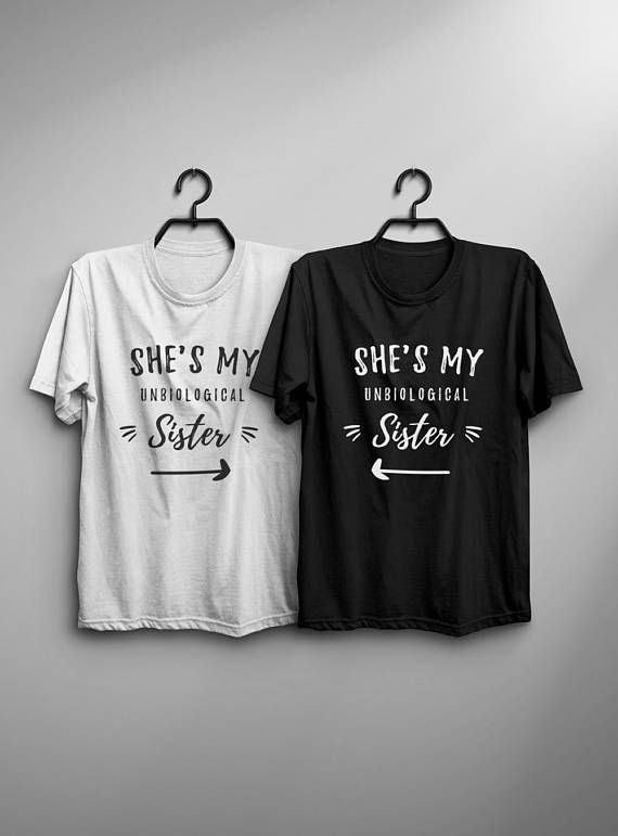 Best friend gift funny matching t shirt graphic tee for women .