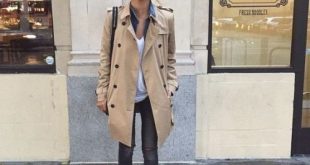Classic trench coat for all seasons | Trench coat outfit, Beige .
