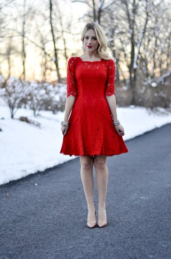 50 Elegant Red Dress Outfits Ideas That Are Still Sexiest | Red .