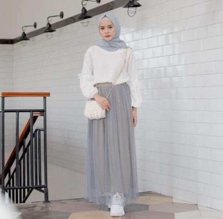 37 Ideas for skirt hijab outfit tutu #skirt | Model pakaian, Model .