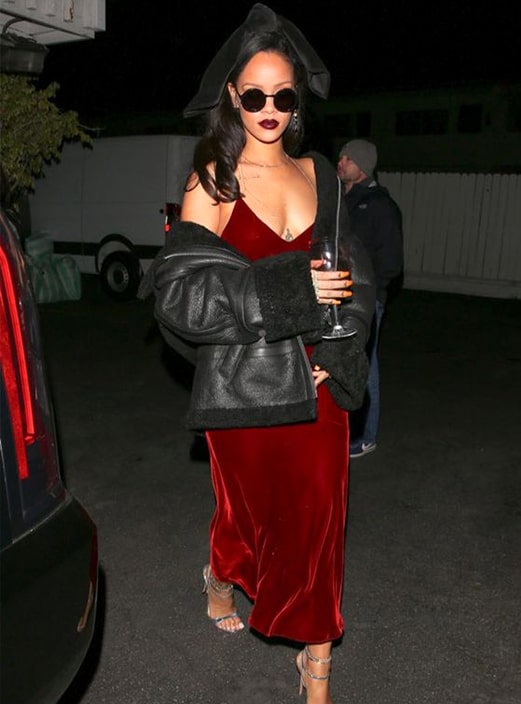 rihanna-in-a-red-velvet-dress-new-years-eve-outfit-ideas-min .