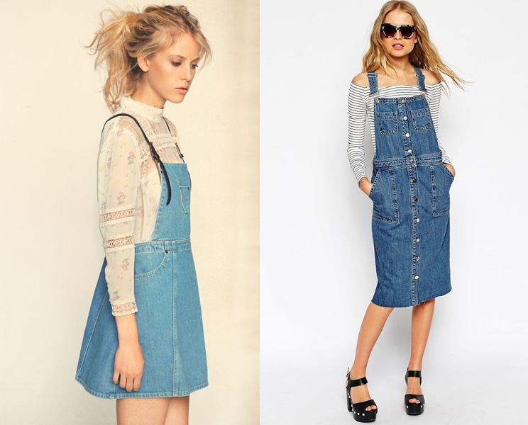 15 Refreshing Ways to Wear a Denim Overall Skirt - FMag.c