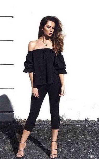 blouse, set, black, top, cute outfits, spring outfits, urban .