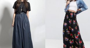 13 Gorgeous Ways to Wear a High Waisted Maxi Skirt - FMag.c