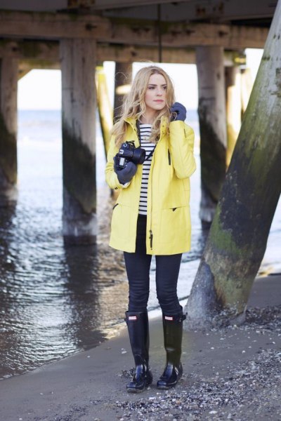 What to Wear with a Yellow Raincoat