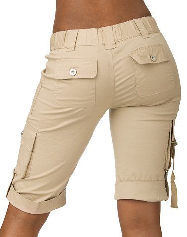 2012 Trendy Women's Cargo Shorts | Cargo shorts women, Shorts, Cloth